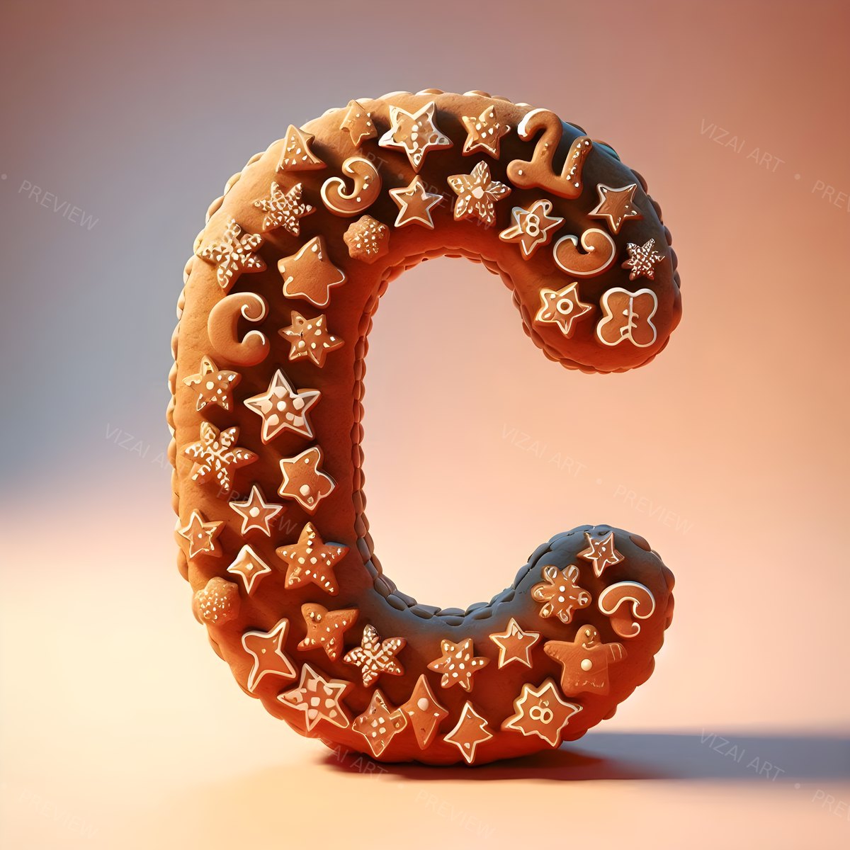 Letter C printable wall art