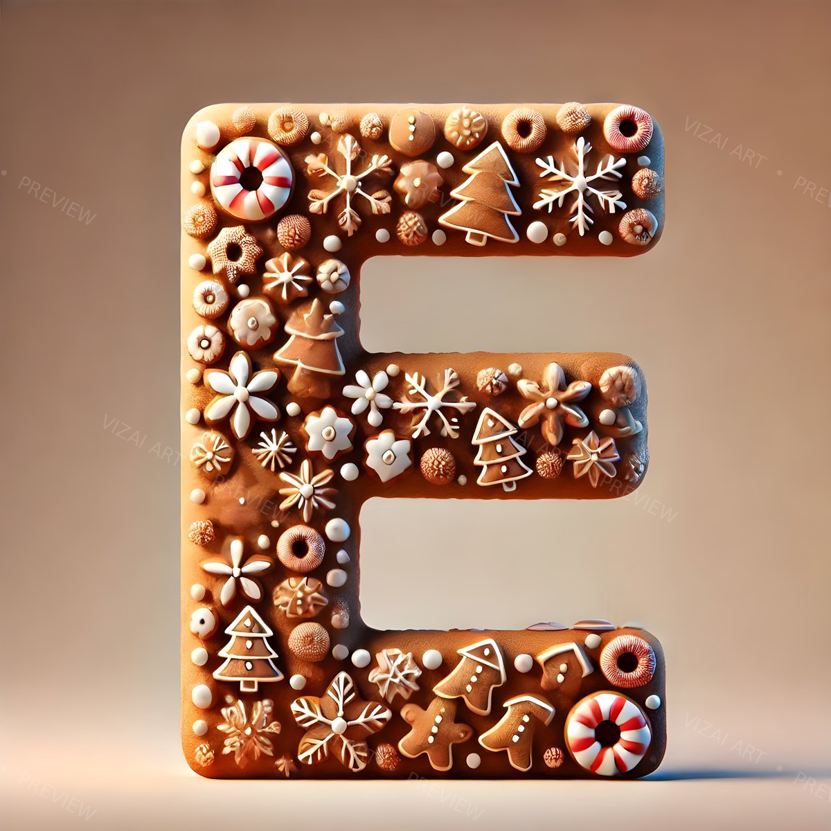 Letter E printable wall art
