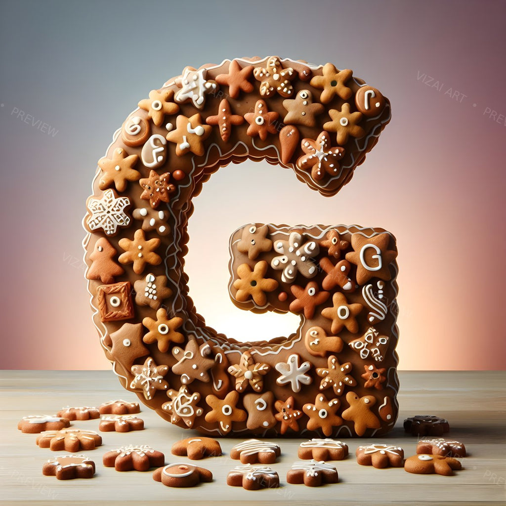Letter G printable wall art