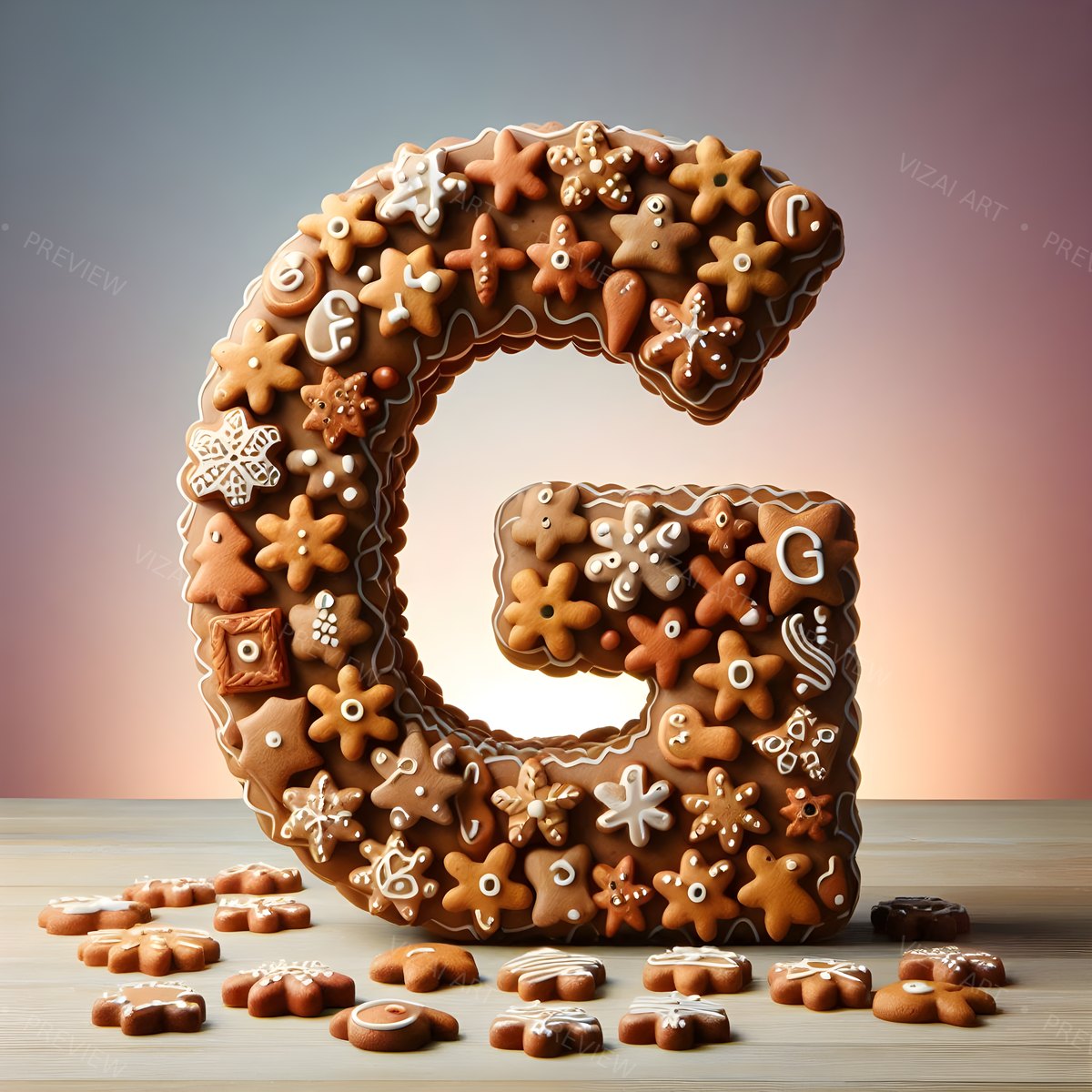 Letter G printable wall art