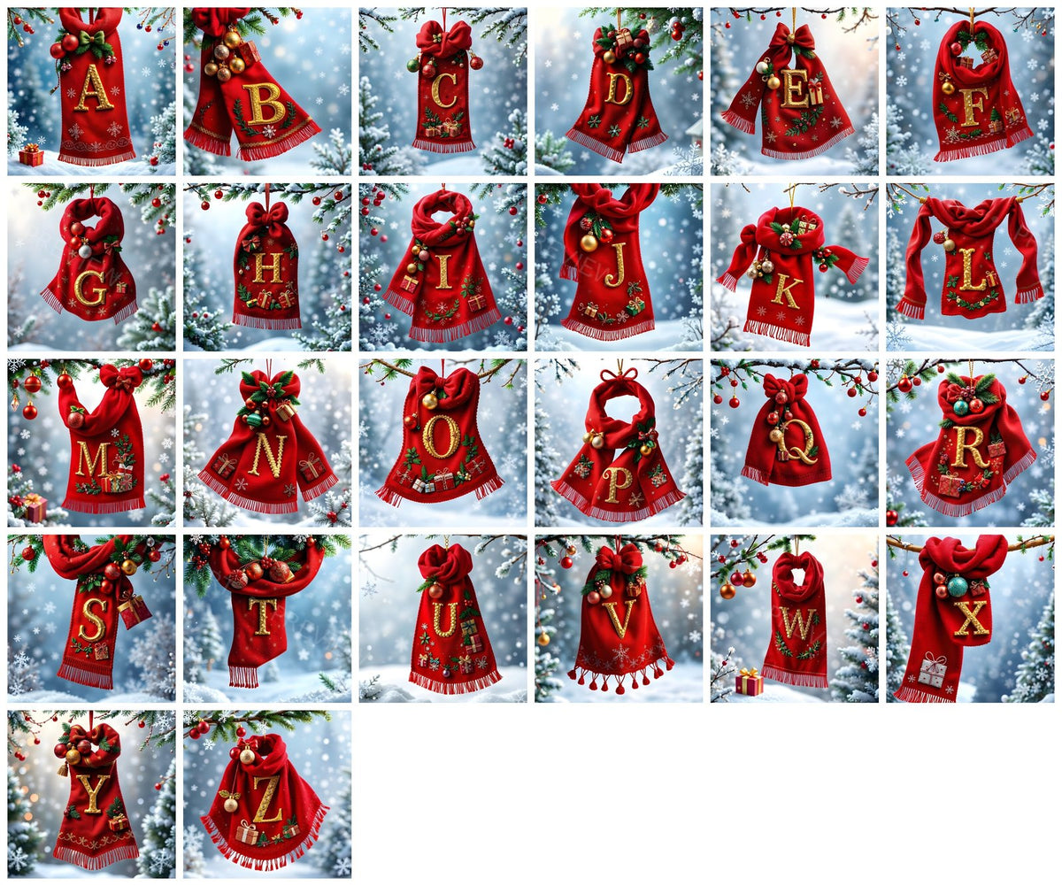 Complete A-Z alphabet grid preview