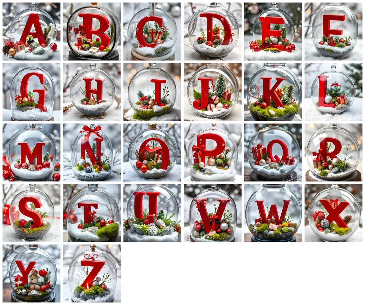 Complete A-Z alphabet grid preview