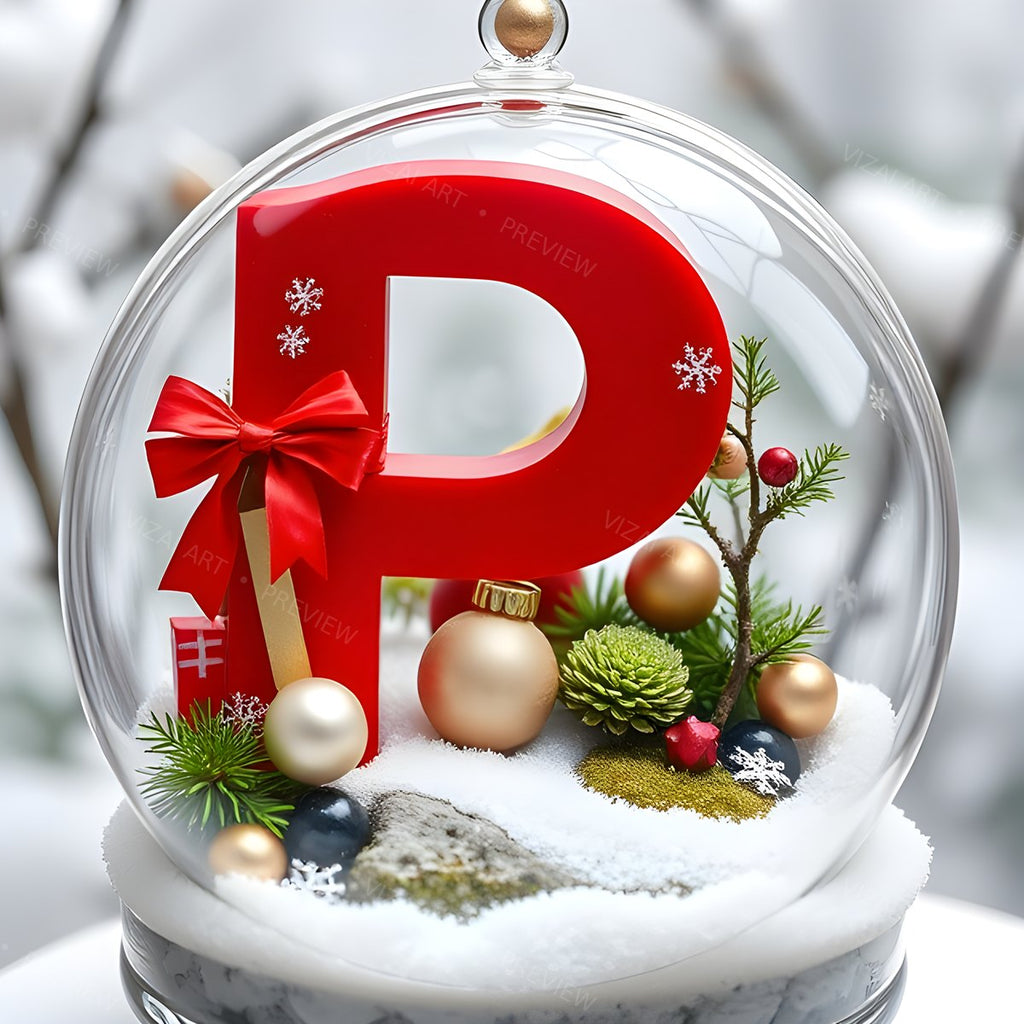 Letter P printable wall art