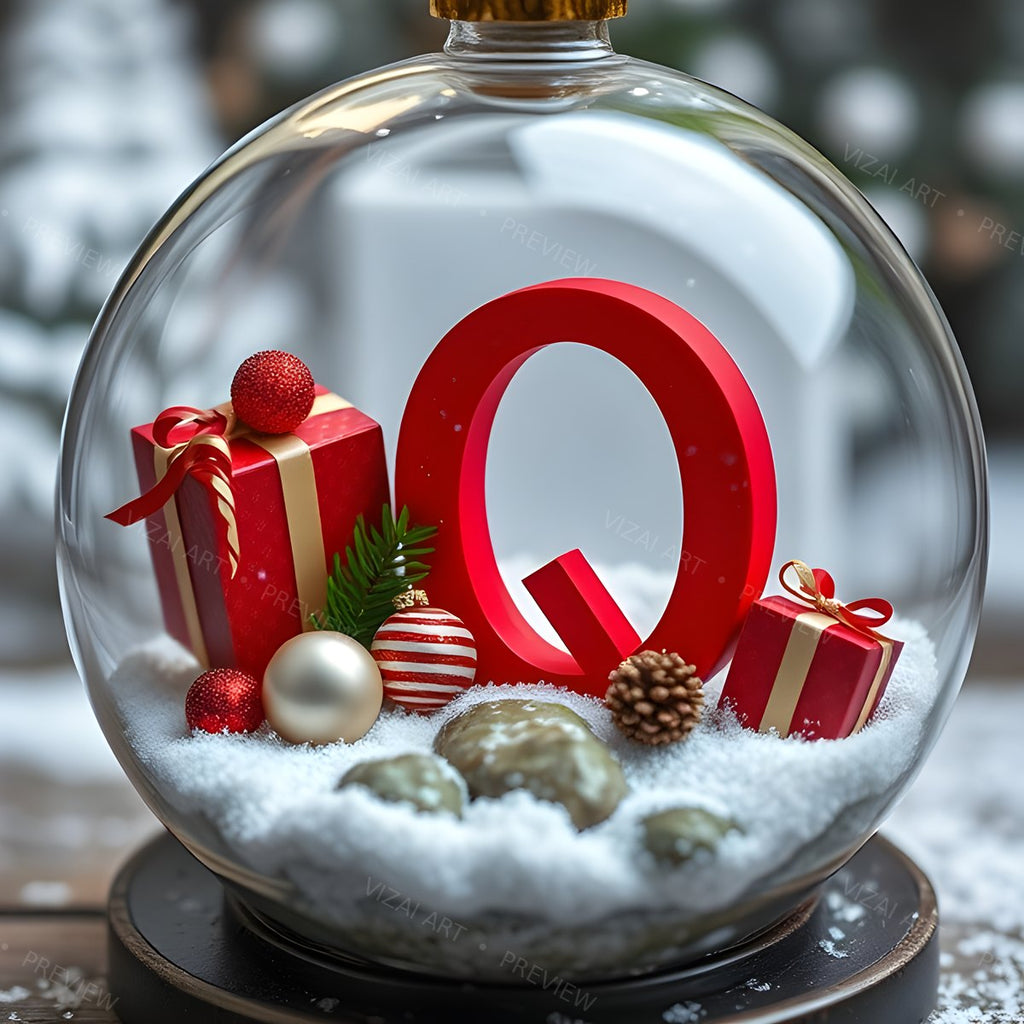 Letter Q printable wall art