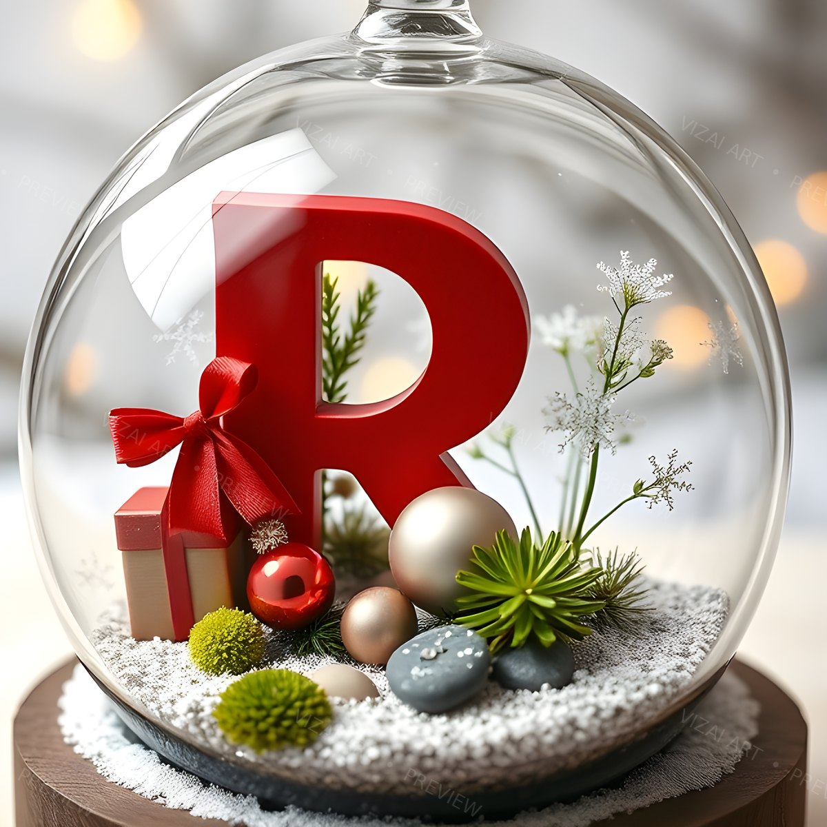 Letter R printable wall art