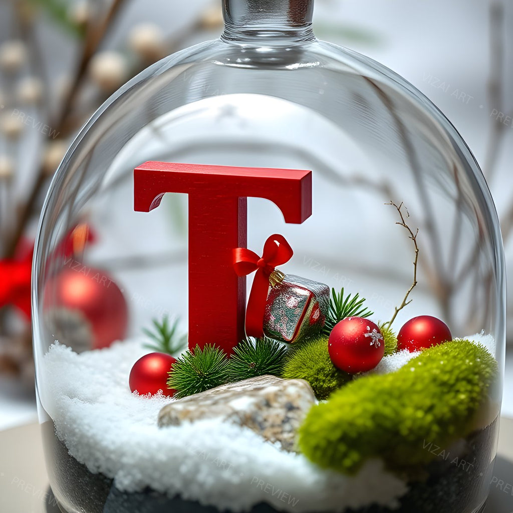 Letter T printable wall art