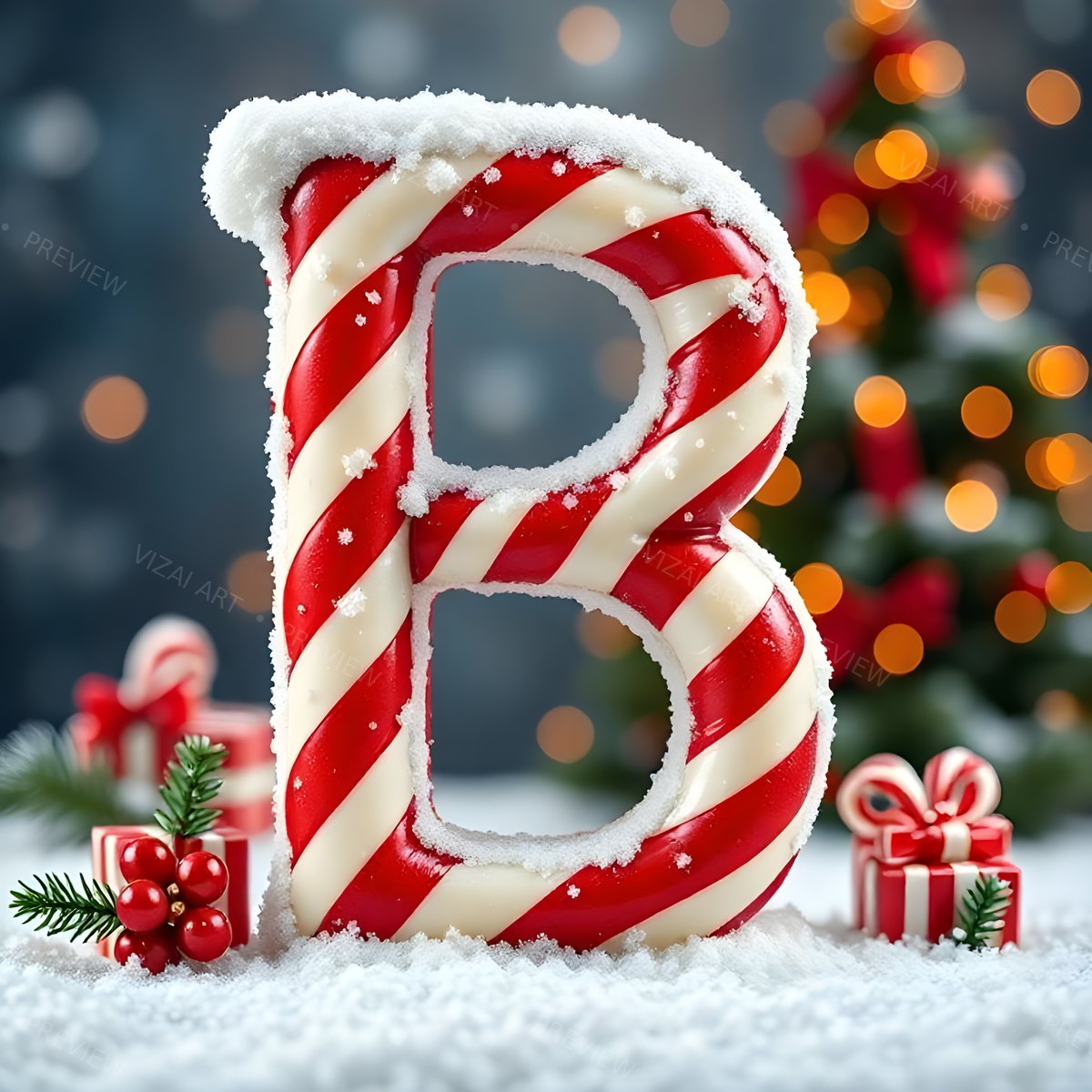 Letter B printable wall art