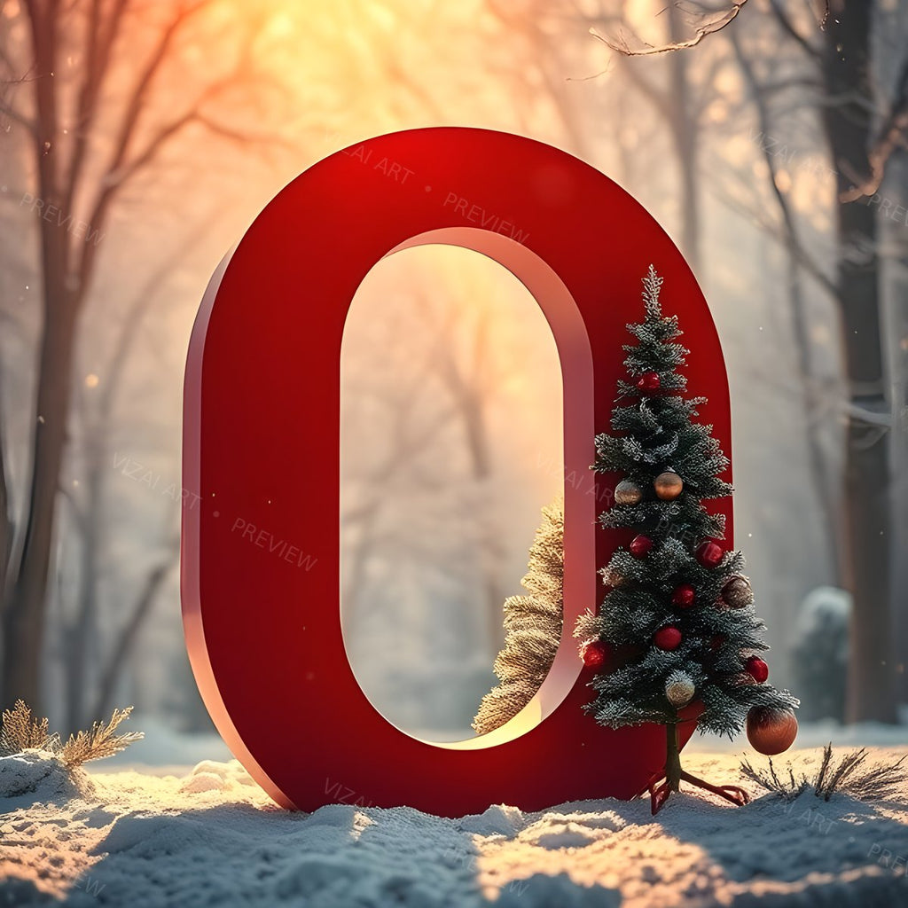 Letter O printable wall art