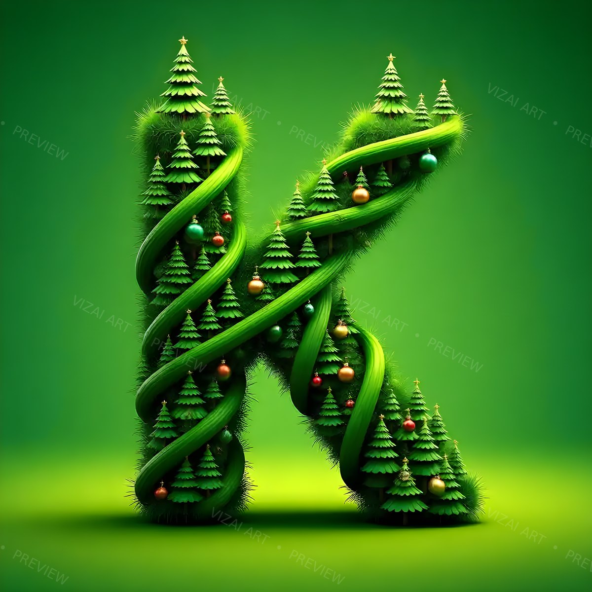 Letter K printable wall art