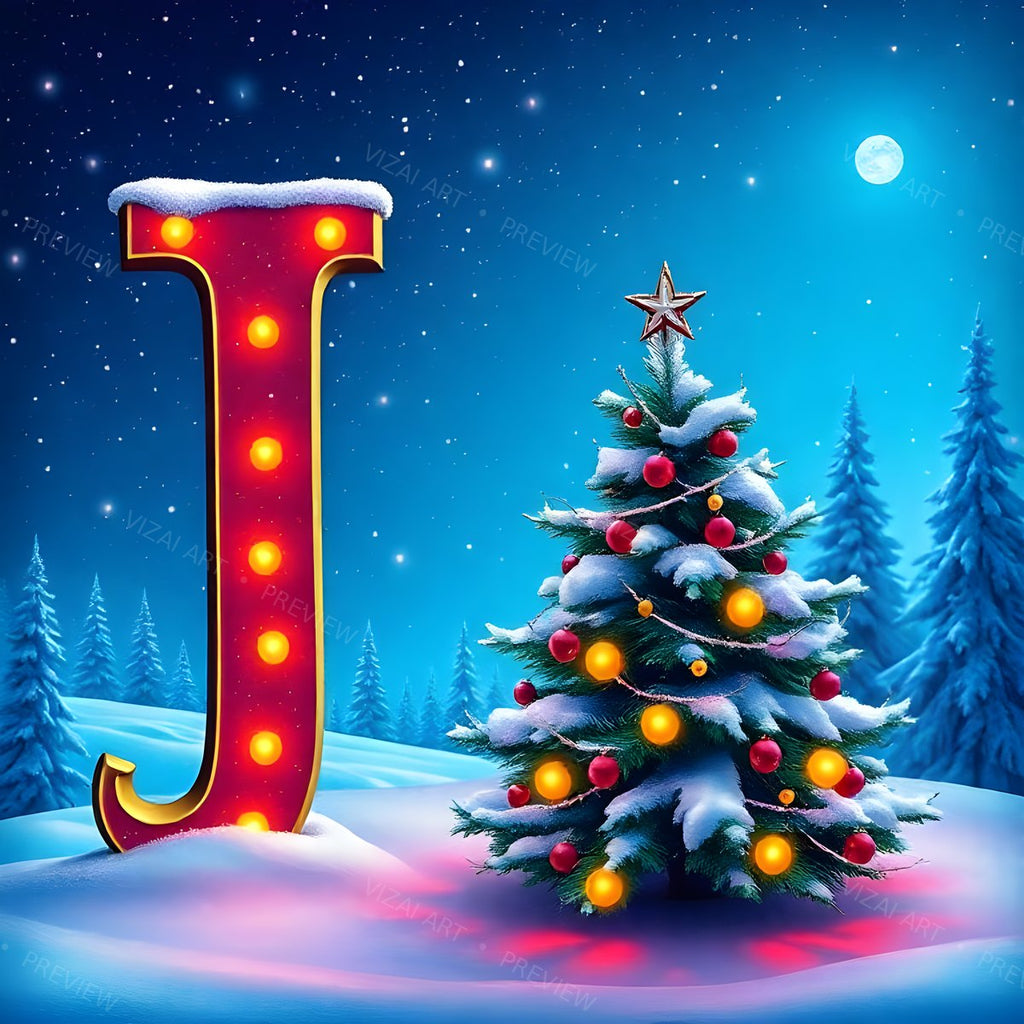 Letter J printable wall art