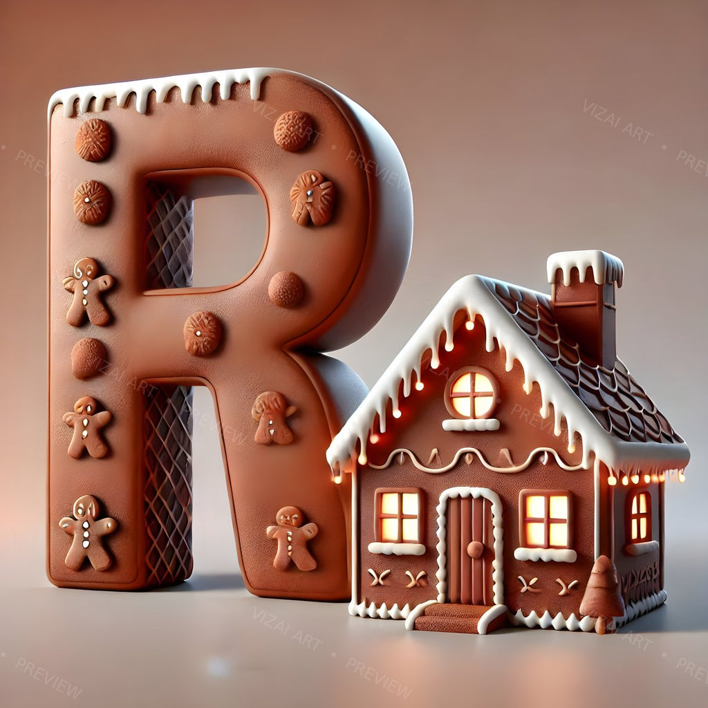 Letter R printable wall art