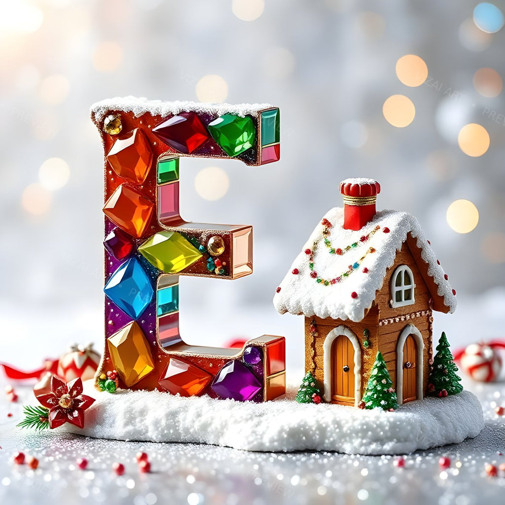 Letter E printable wall art