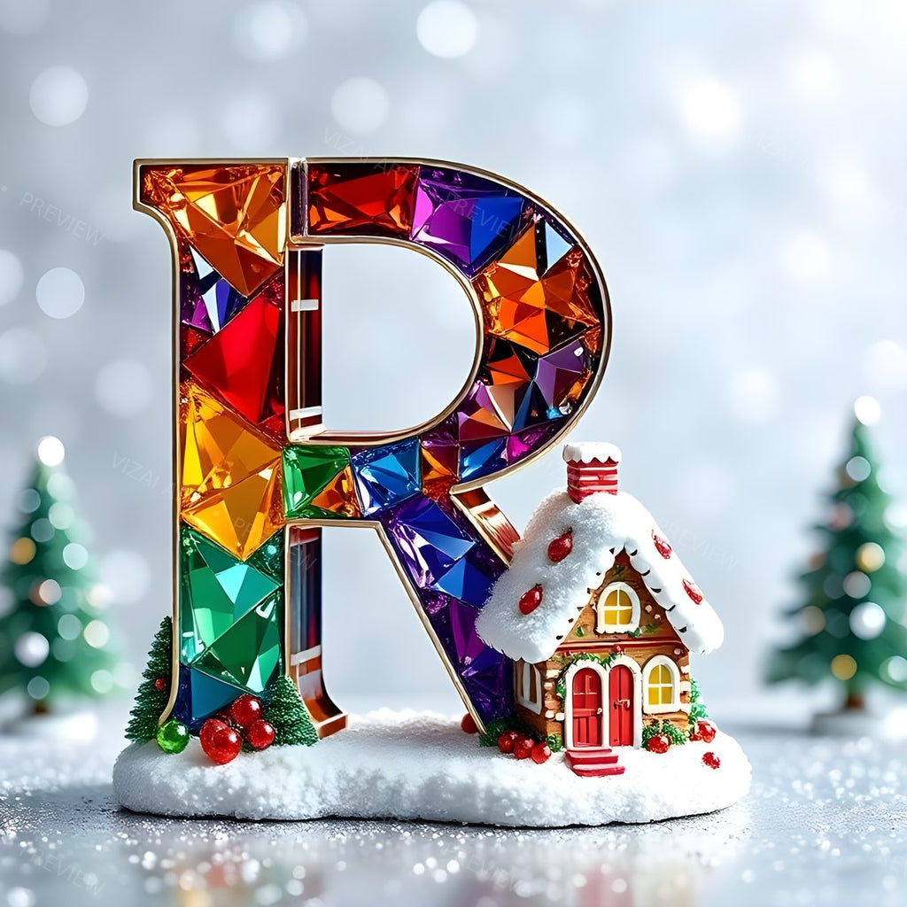 Letter R printable wall art