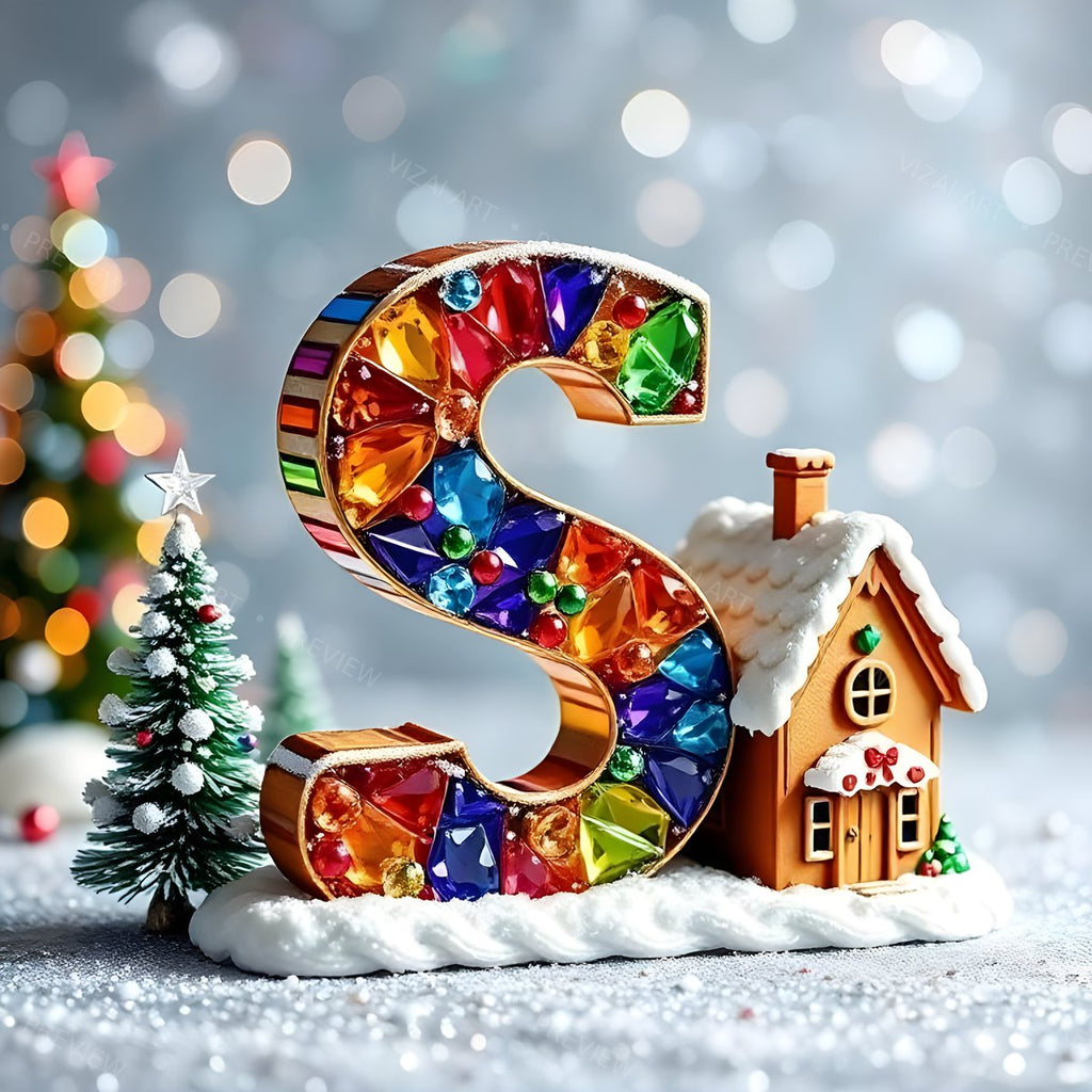 Letter S printable wall art