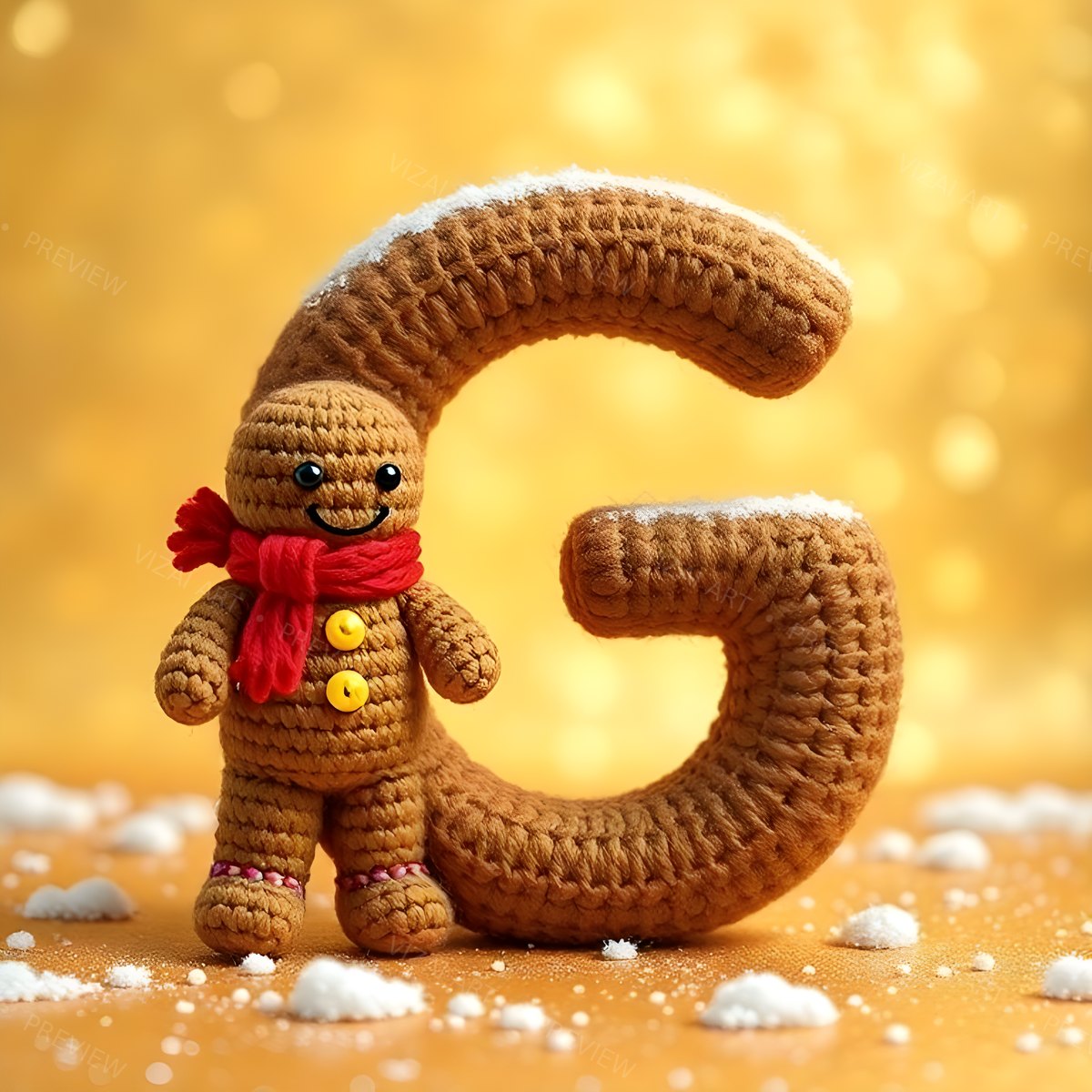 Letter G printable wall art