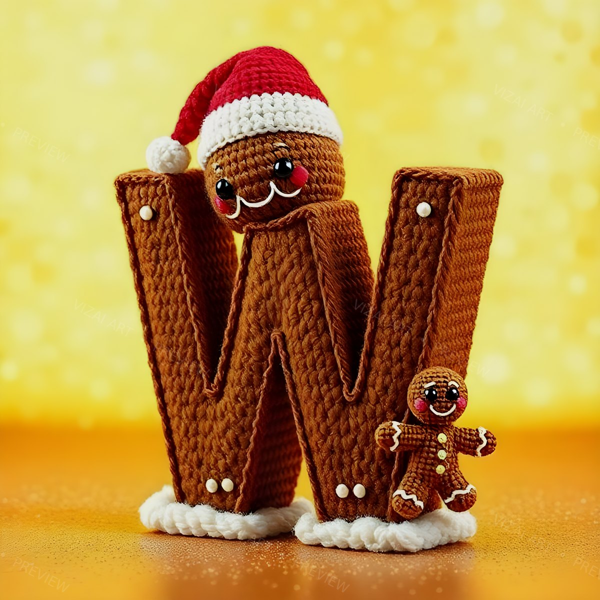 Letter W printable wall art