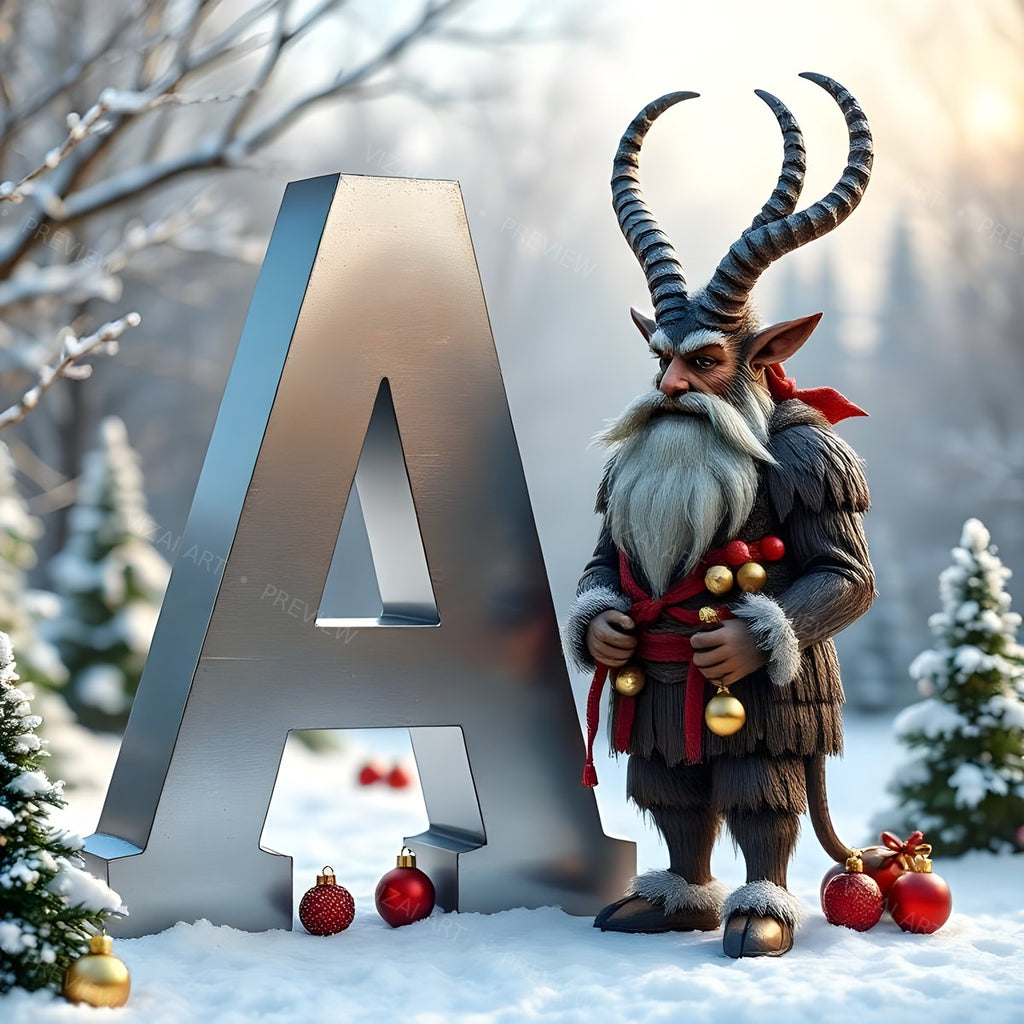 Letter A printable wall art