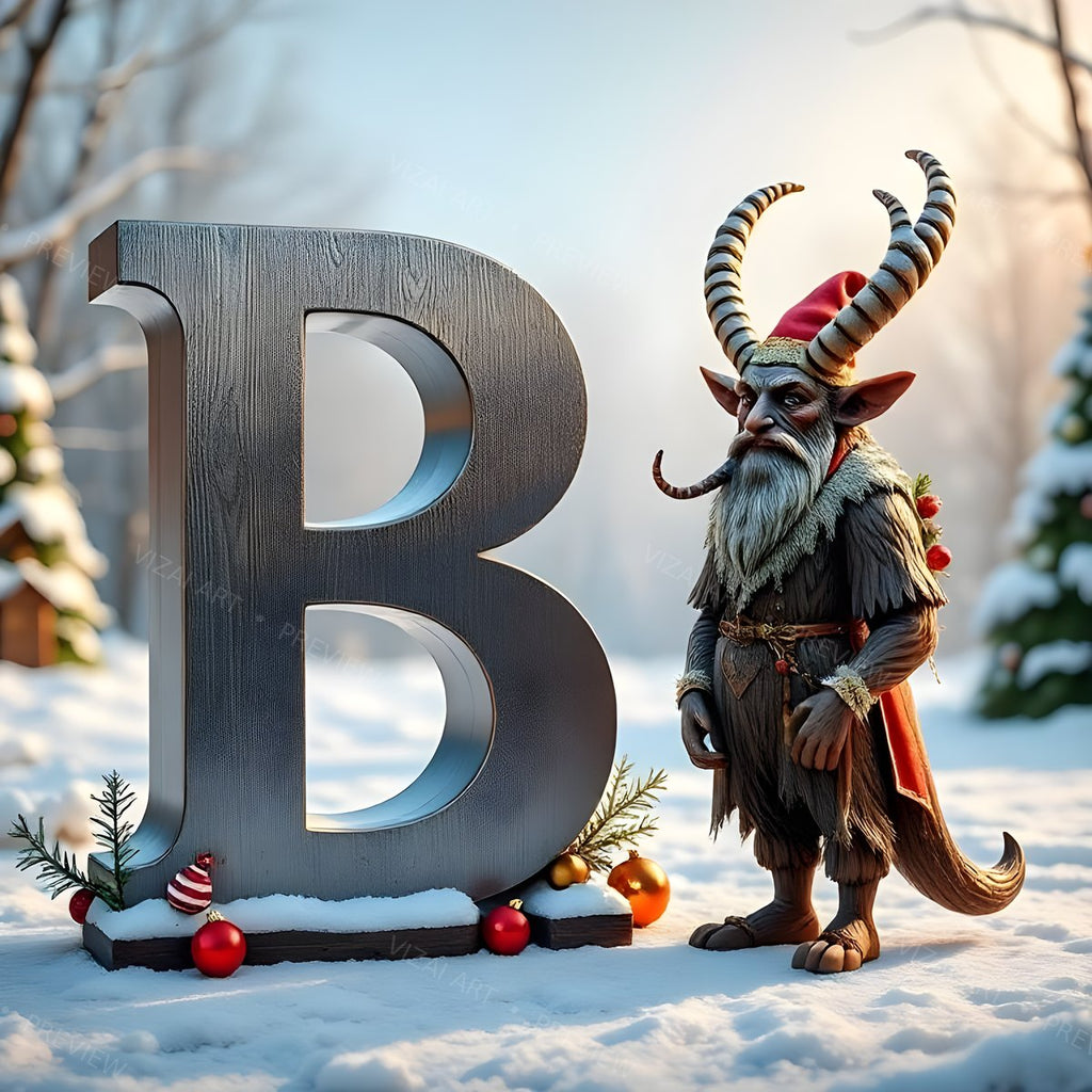 Letter B printable wall art