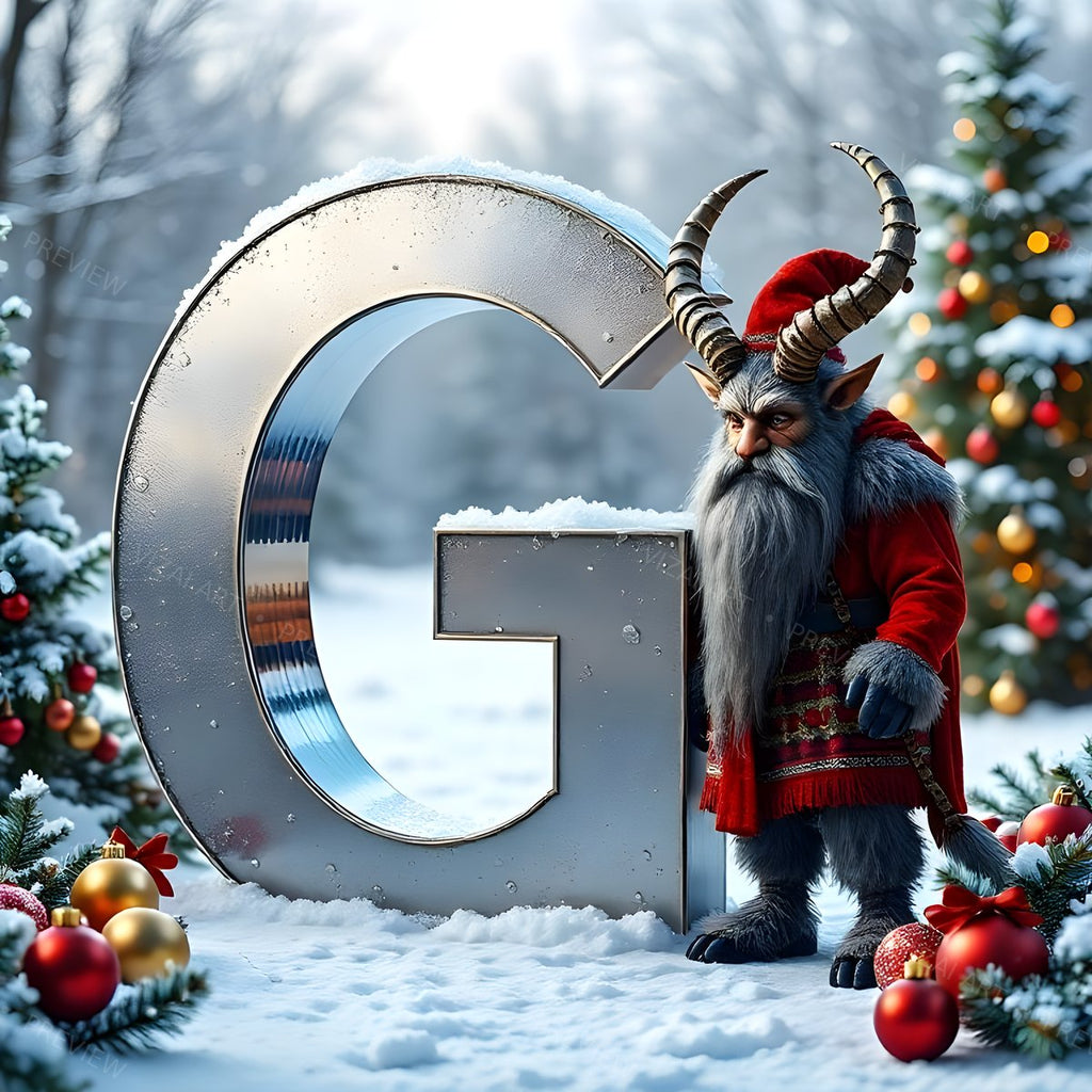 Letter G printable wall art