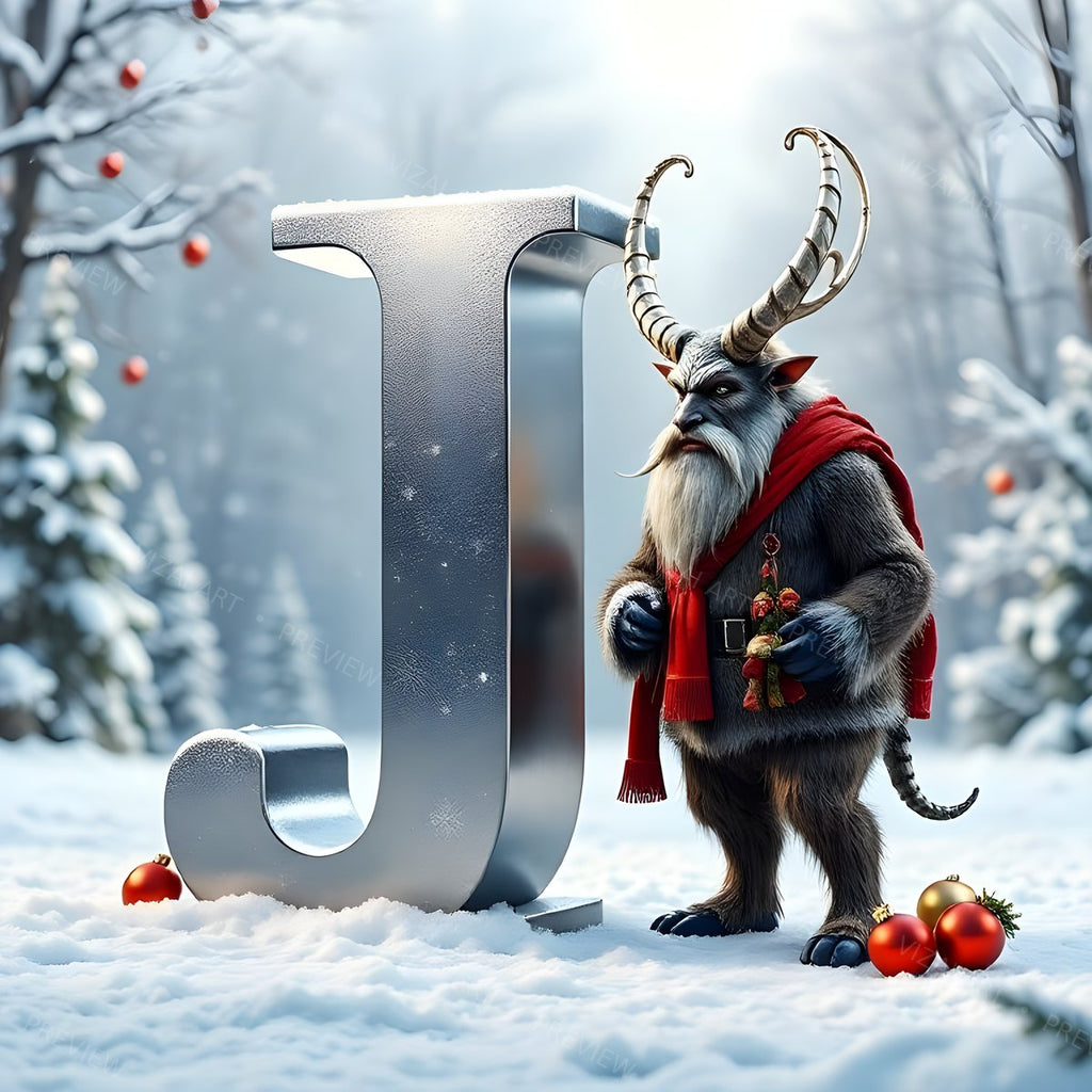 Letter J printable wall art