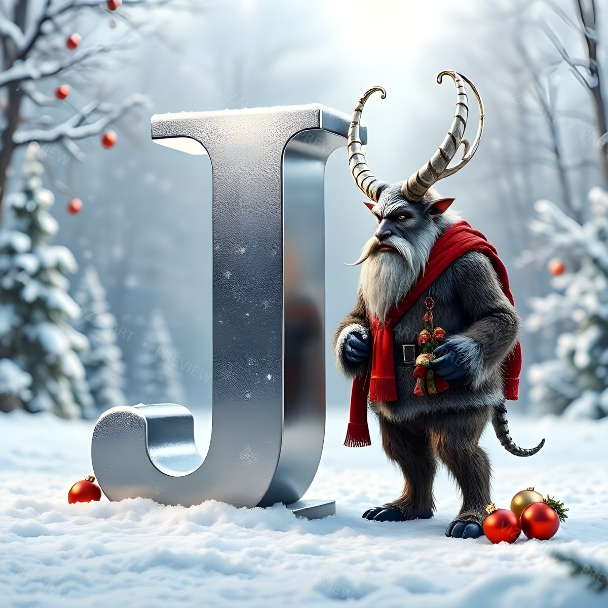 Letter J printable wall art
