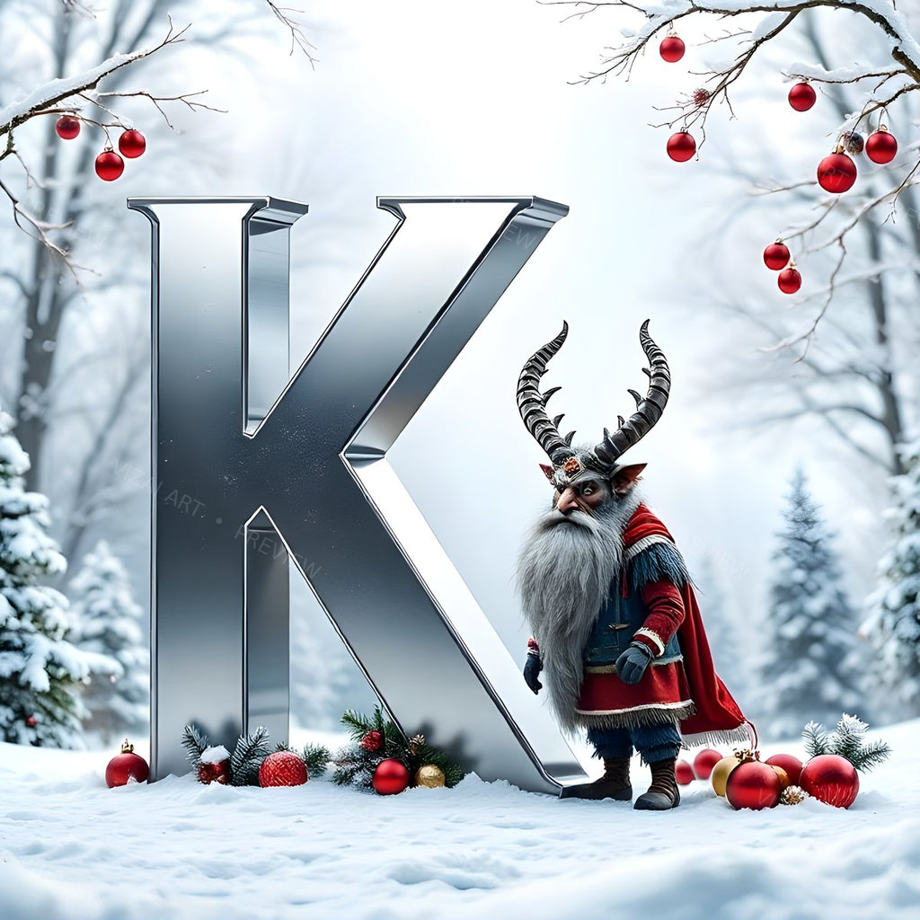 Letter K printable wall art