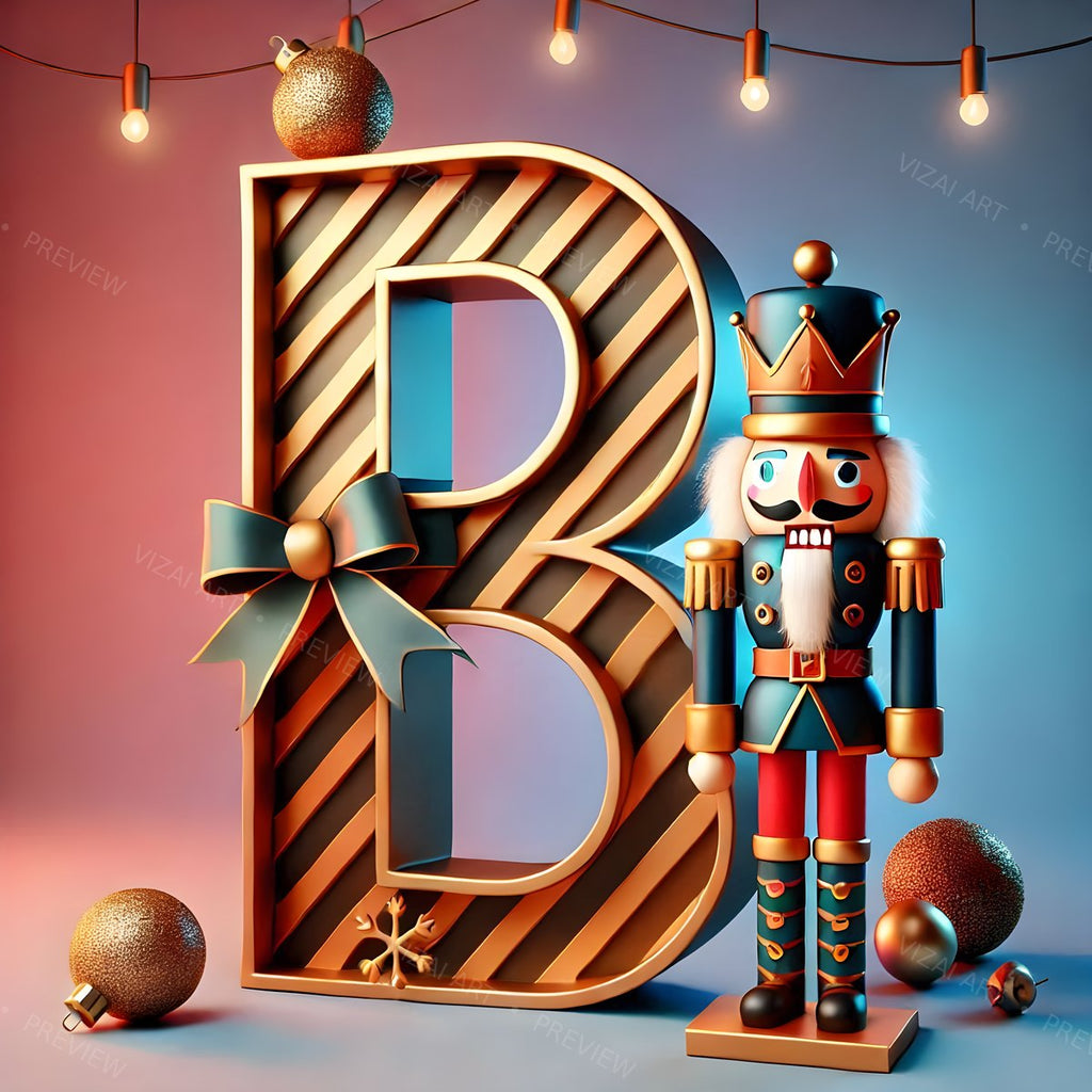 Letter B printable wall art