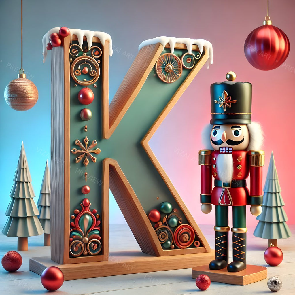 Letter K printable wall art