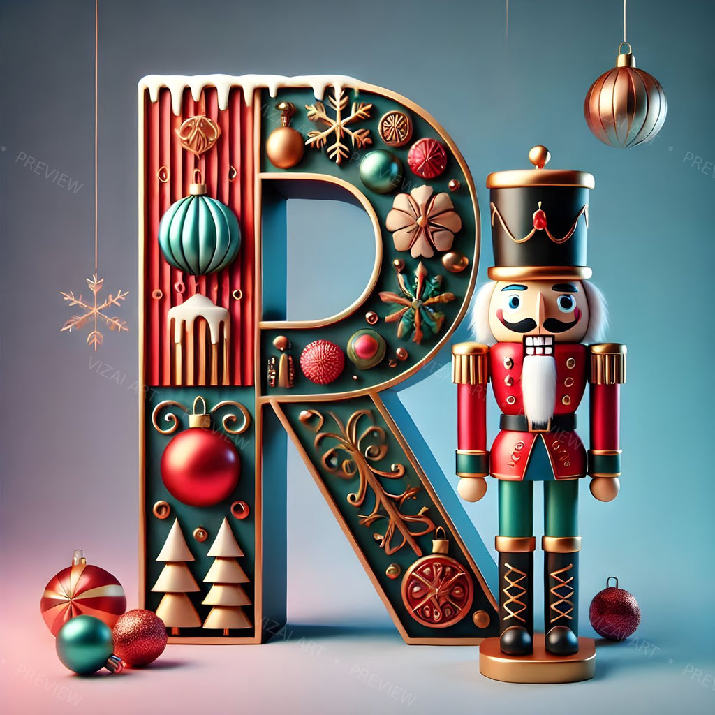 Letter R printable wall art