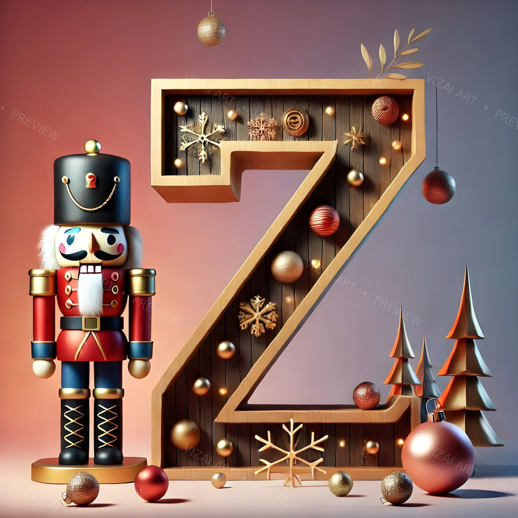 Letter Z printable wall art