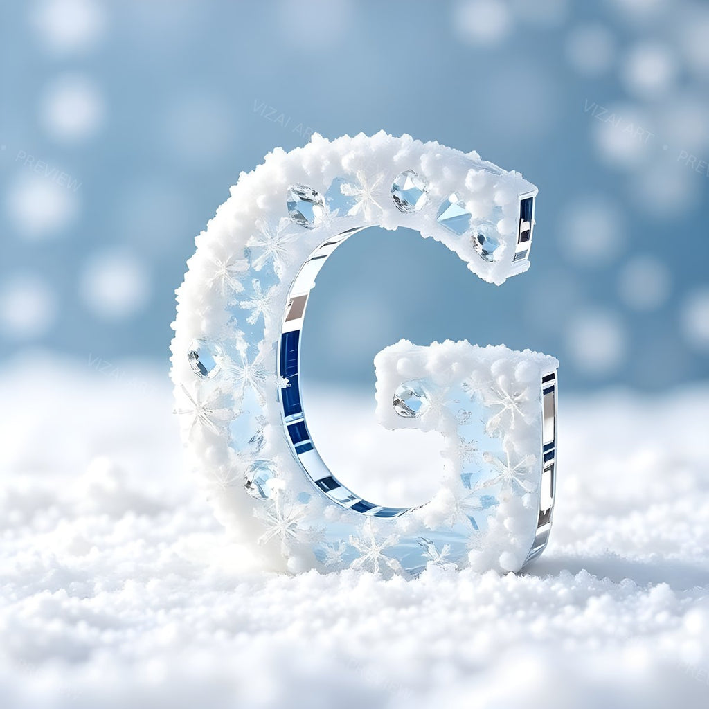 Letter G printable wall art
