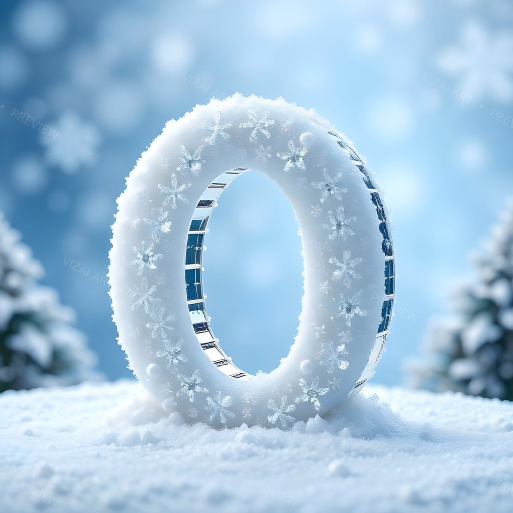 Letter O printable wall art