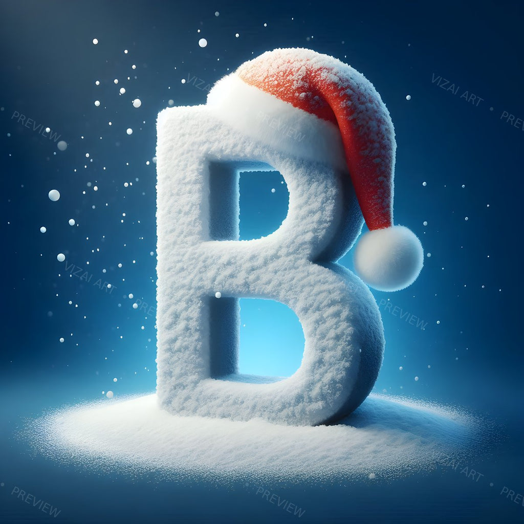Letter B printable wall art