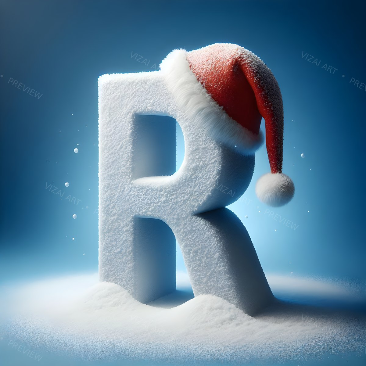 Letter R printable wall art