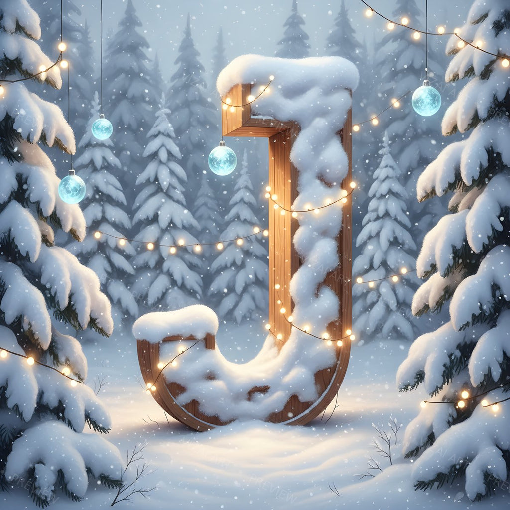 Letter J printable wall art