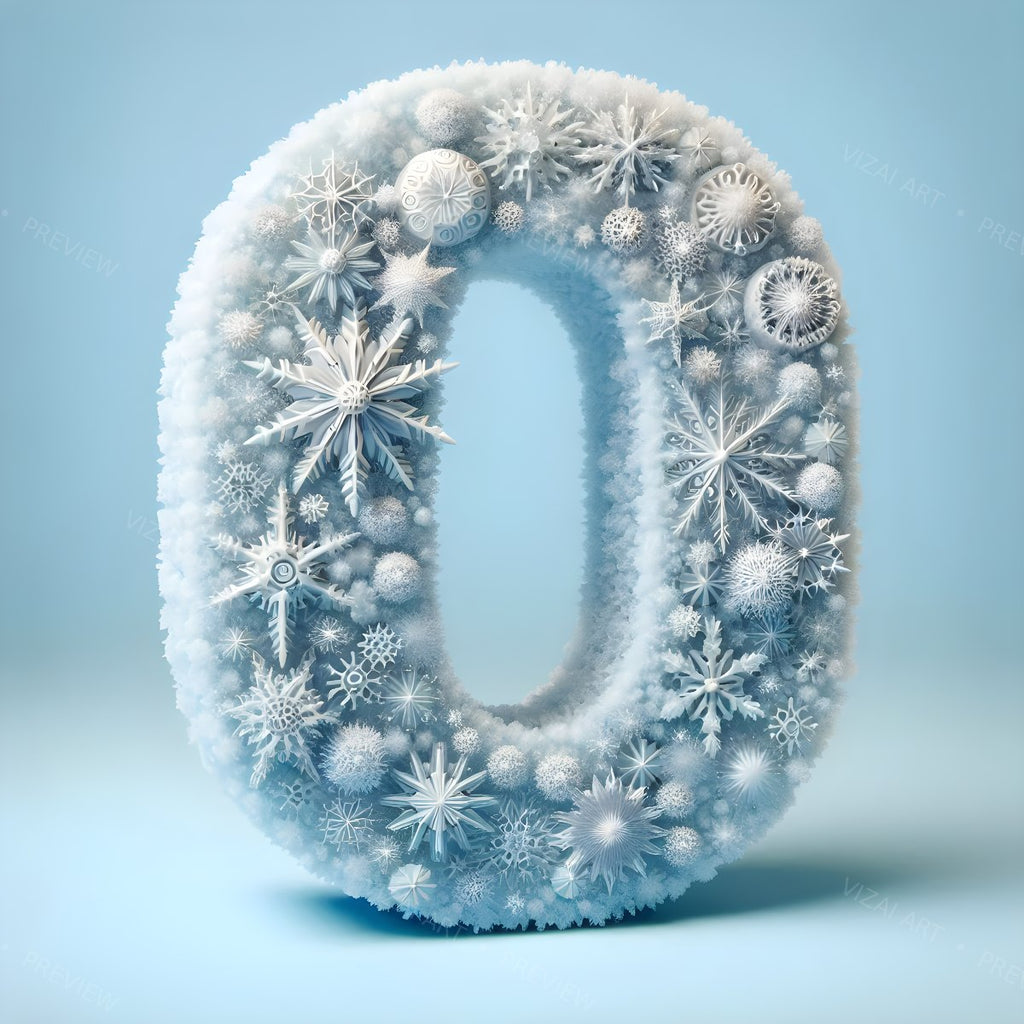 Letter O printable wall art