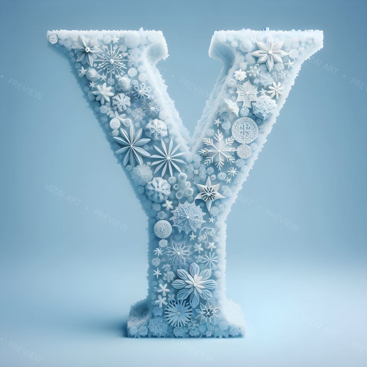 Letter Y printable wall art