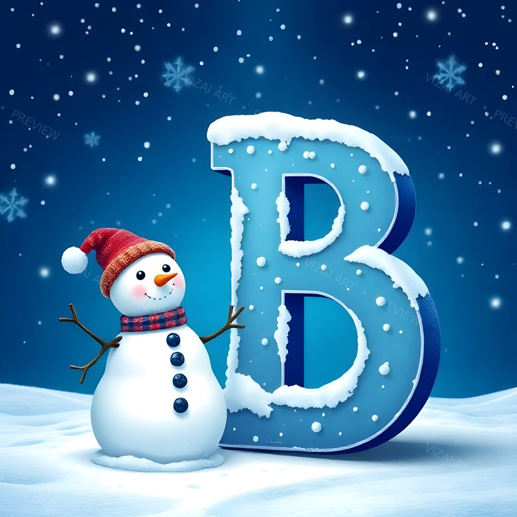 Letter B printable wall art