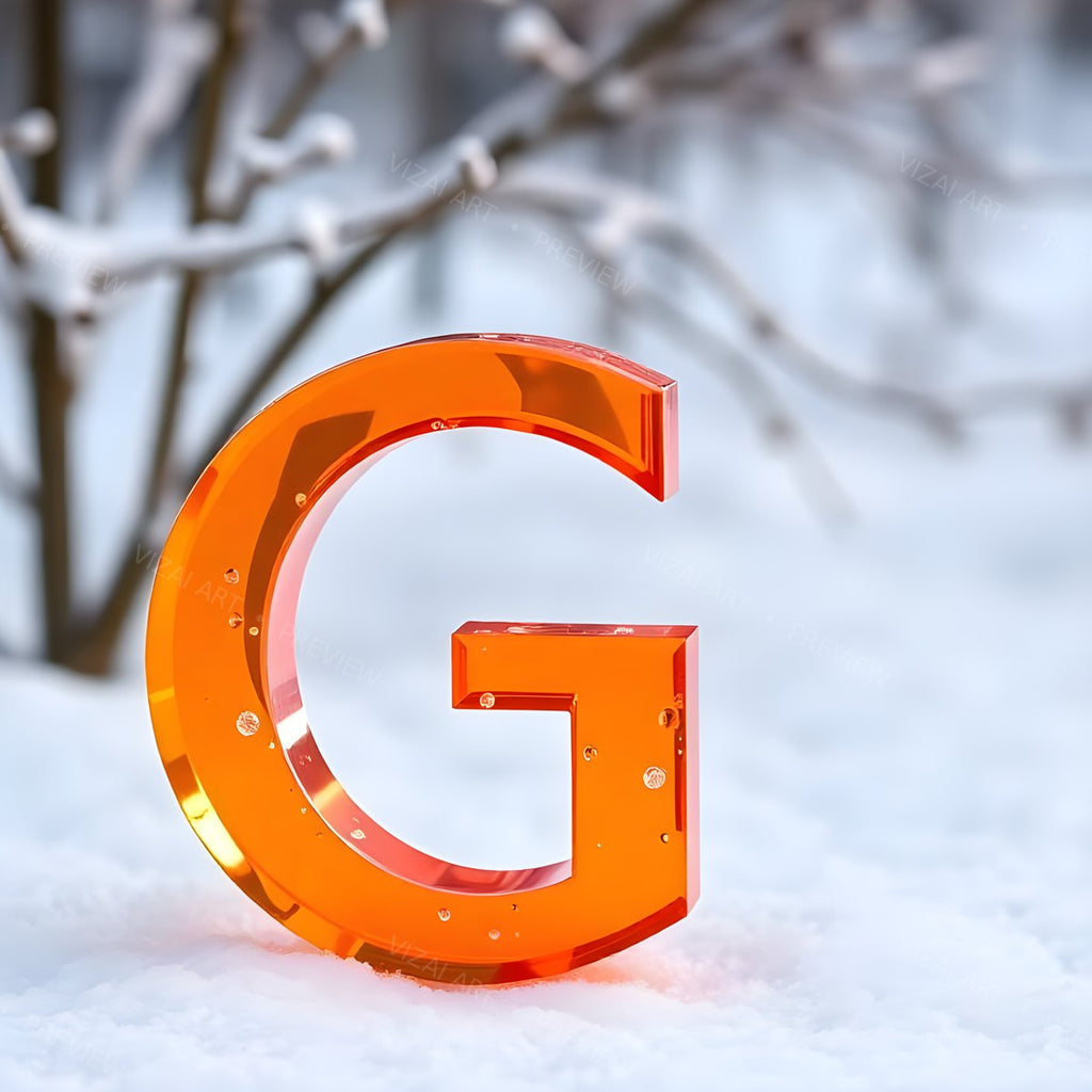 Letter G printable wall art