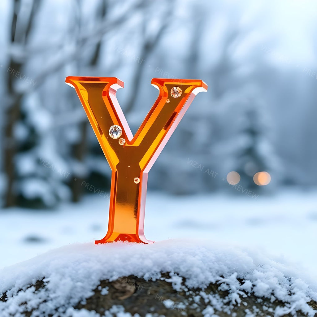Letter Y printable wall art